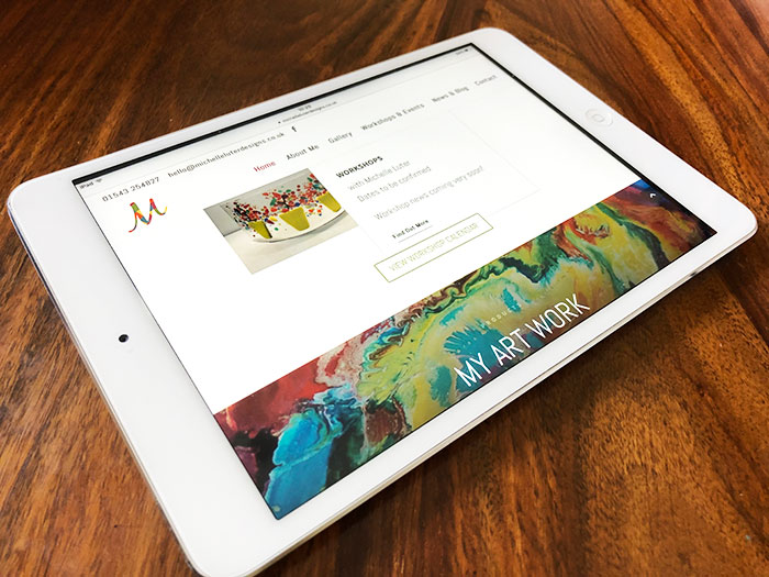mldweb4 Michelle Luter Designs Website