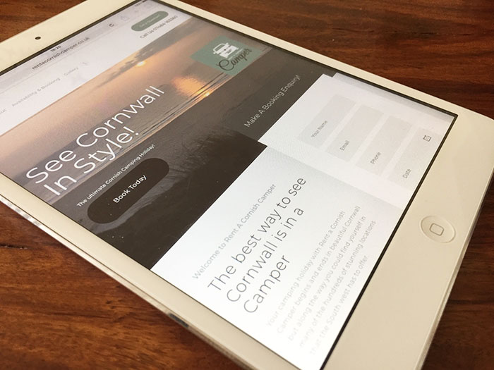 raccweb5 Rent A Cornish Camper Website