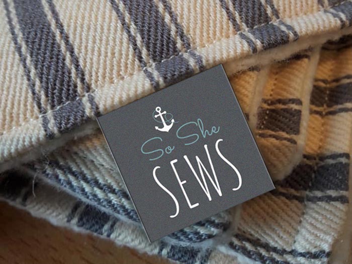 sssprint1 So She Sews Garment Label