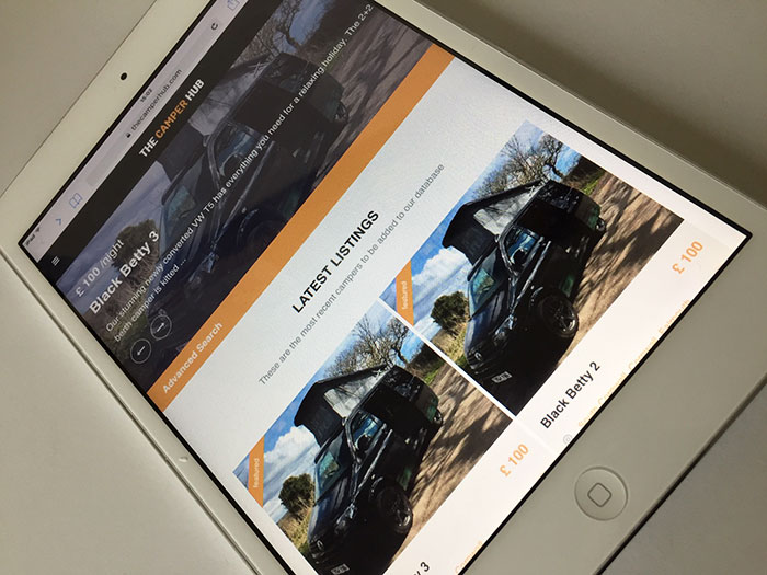 The Camper Hub Website