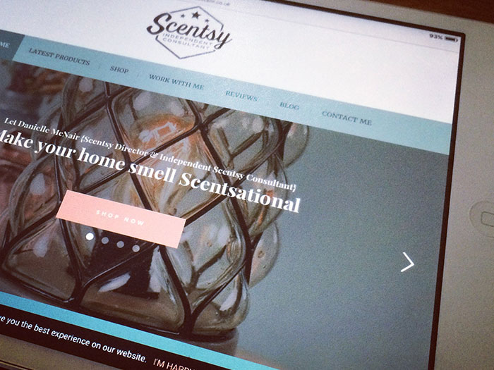 All About The Scent Website
