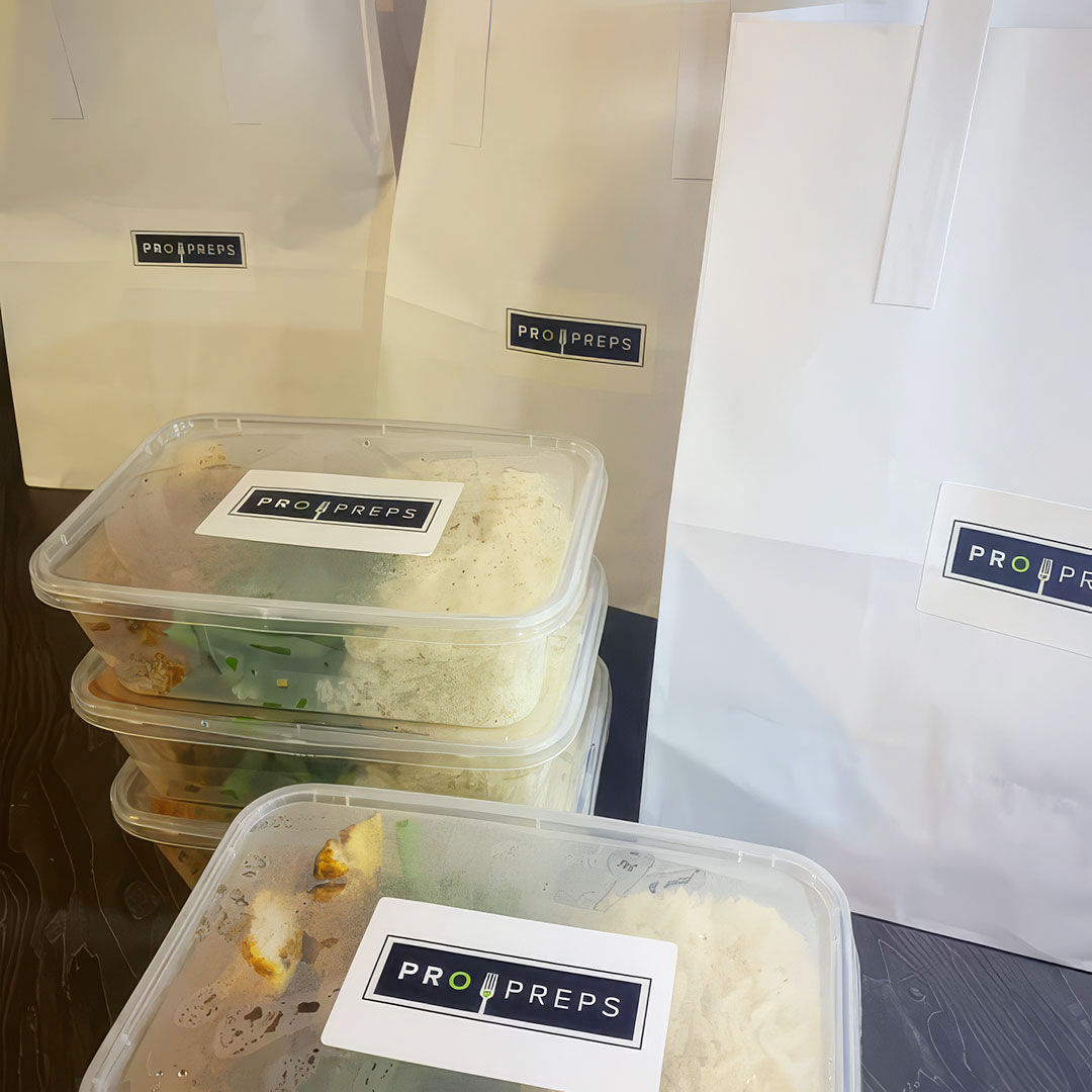 PACKAGING-PP Pro Preps Logo on Food Packaging