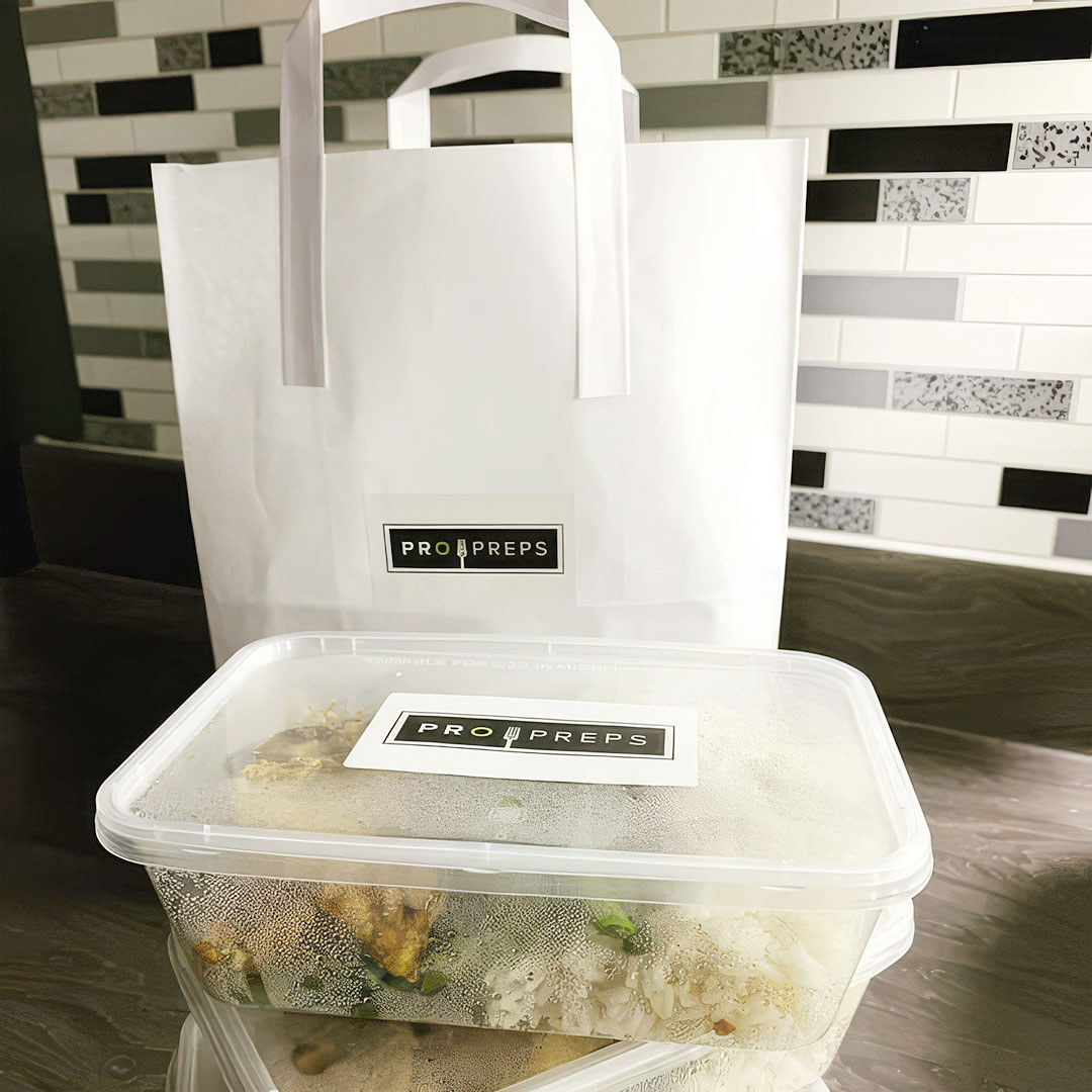 Pro Preps Logo on Food Packaging
