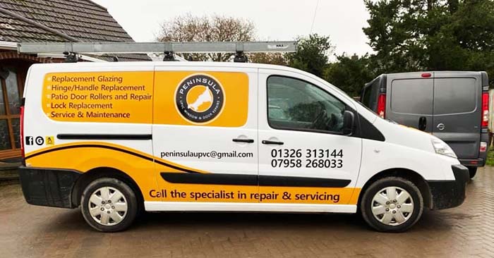 Peninsula UPVC Window and Door Repairs Van Livery