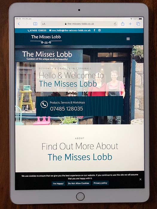 The Misses Lobb Website