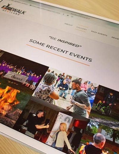 Firewalk Scotland Website