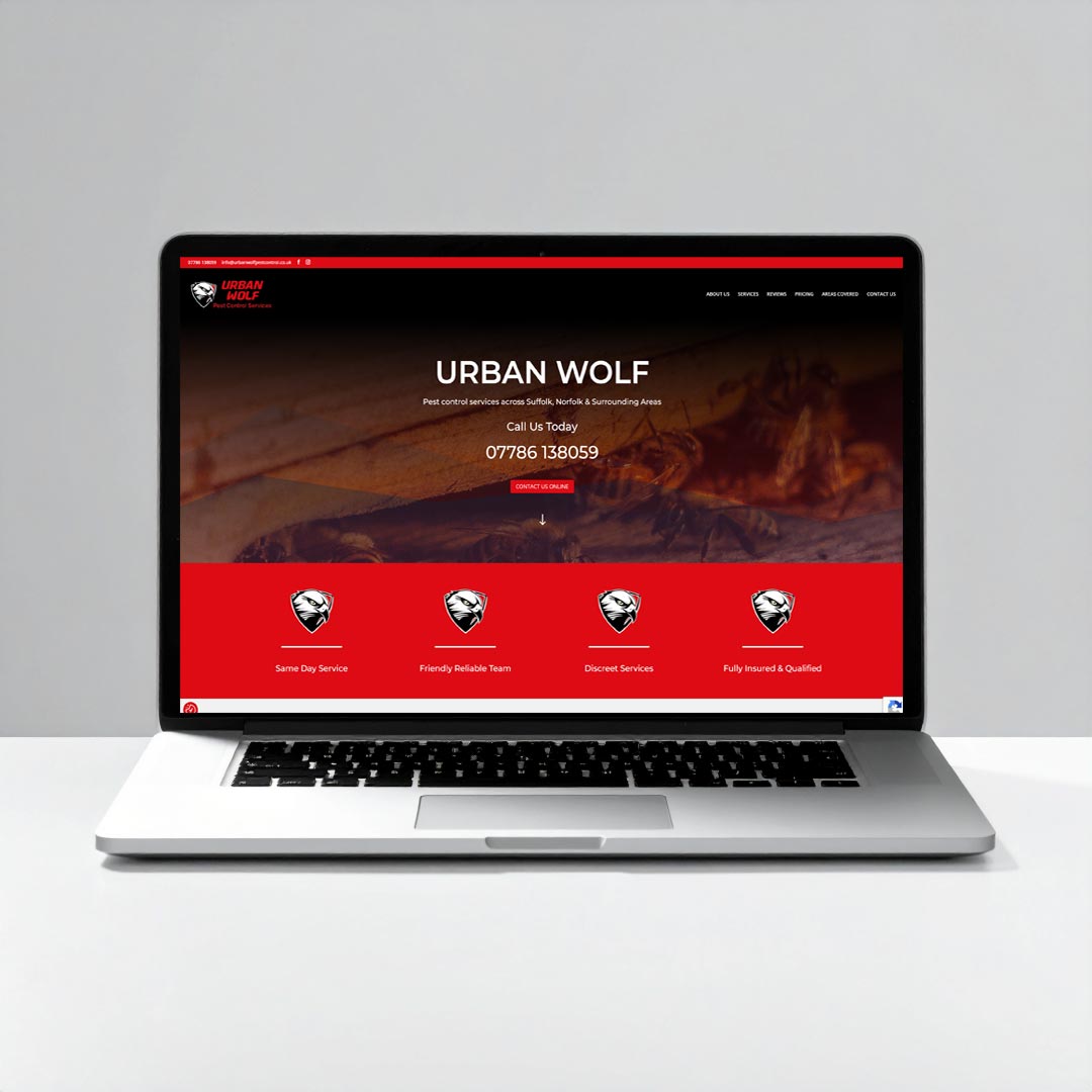 Urban Wolf Pest Control, Suffolk Website