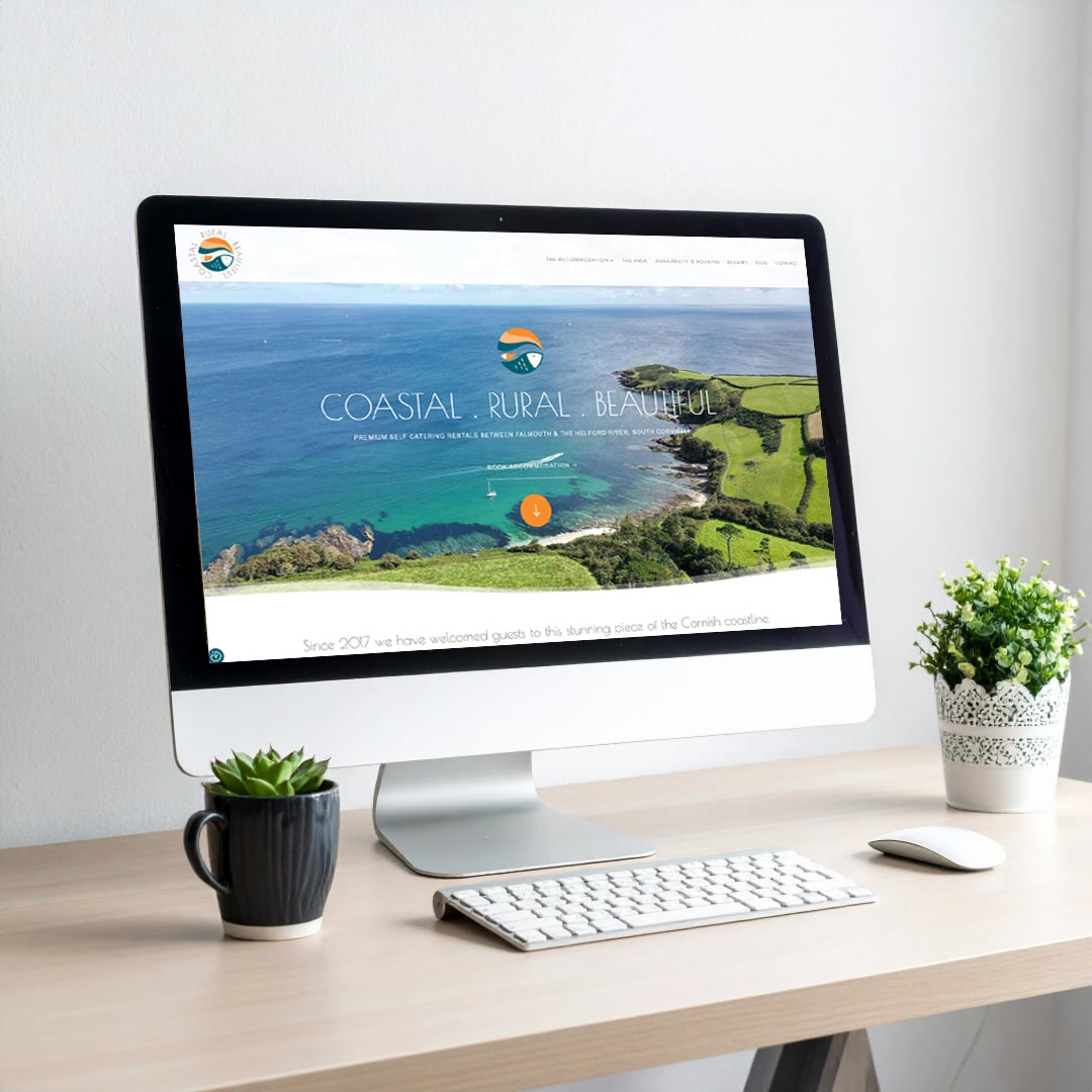 Coastal. Rural. Beautiful. Holiday Accommodation, Cornwall Website
