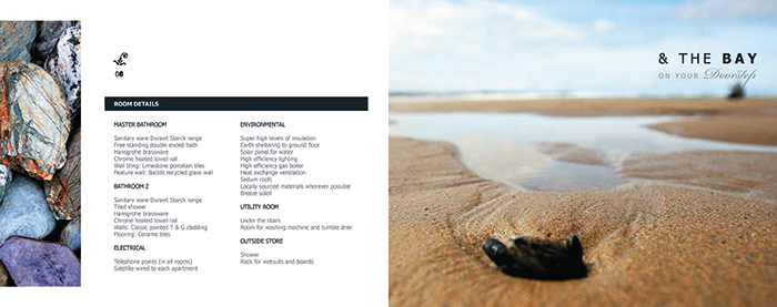 The Village, Watergate Bay Brochure Design