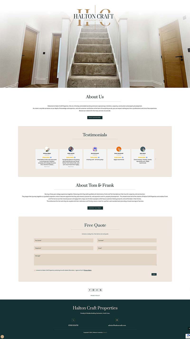 hcweb1 Halton Craft Properties Website