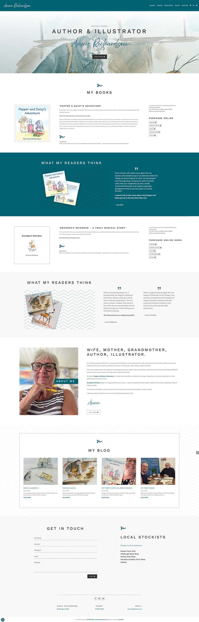 akbweb1 Annie Richardson - Annie Kiddies Books Website