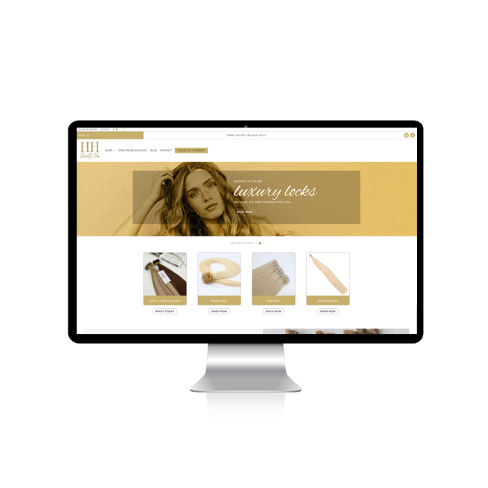 Harriet's Hair Website Revamp