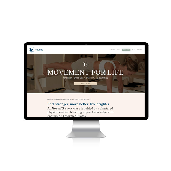 MoveHQ Reformer Pilates, Cornwall Website