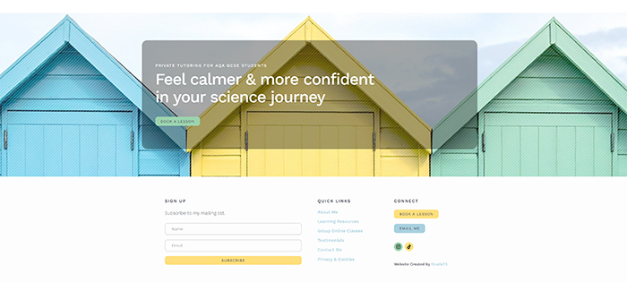 Science Tutor Emma, Cornwall Website