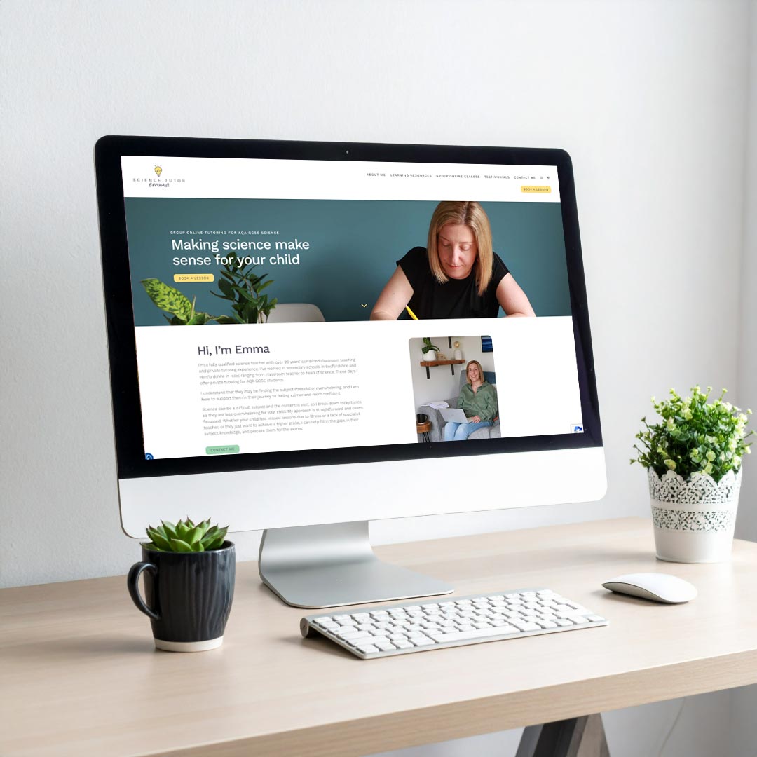 DESKTOP-WEBSITE-STE Science Tutor Emma Website