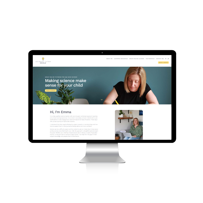 steweb_700 Science Tutor Emma Website