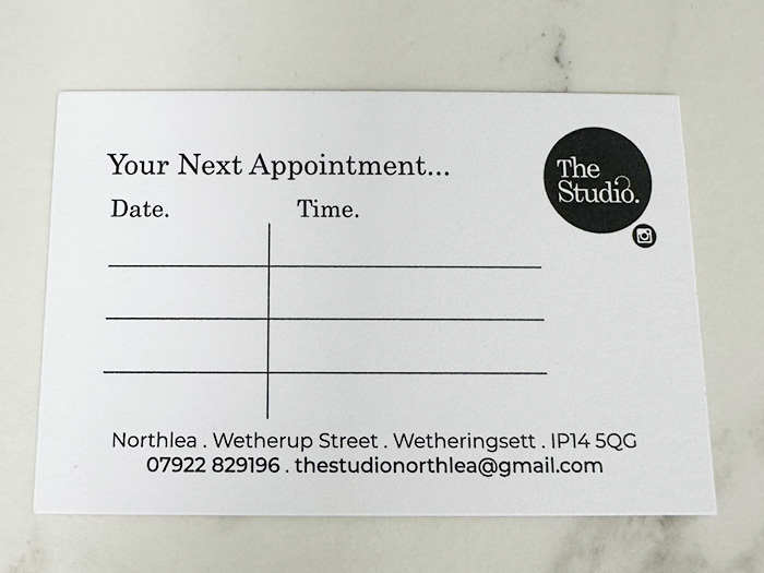 tstprint1-26 The Studio, Hair Salon, Suffolk