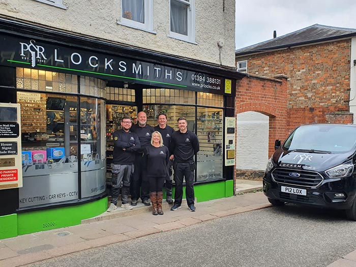 BRANDED-SIGNAGE+WORKWEAR-PRL P&R Locksmiths, Woodbridge, Suffolk