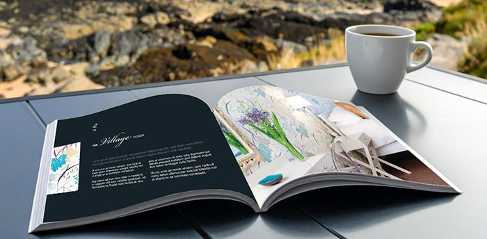 The Village, Watergate Bay Brochure Design