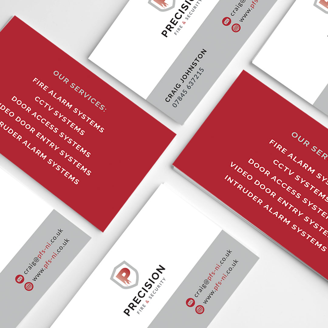 BUSINESS-CARD-PFS Precision Fire and Security Business Cards