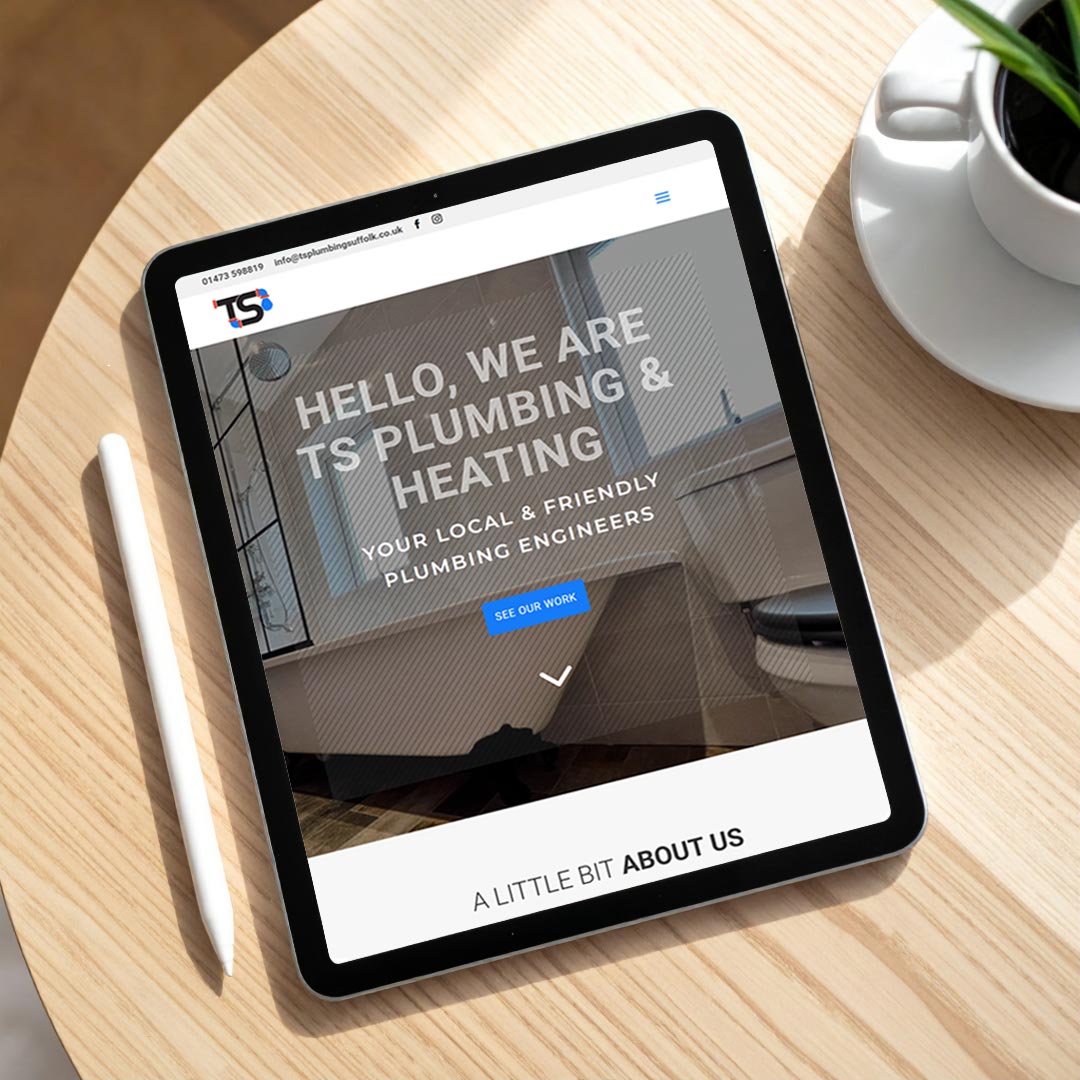 IPAD-WEBSITE-TSP T S Plumbing and Heating