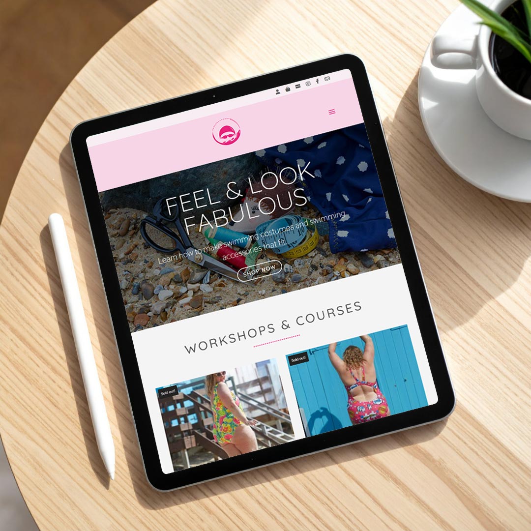 The Swimming Seamstress, Felixstowe Website