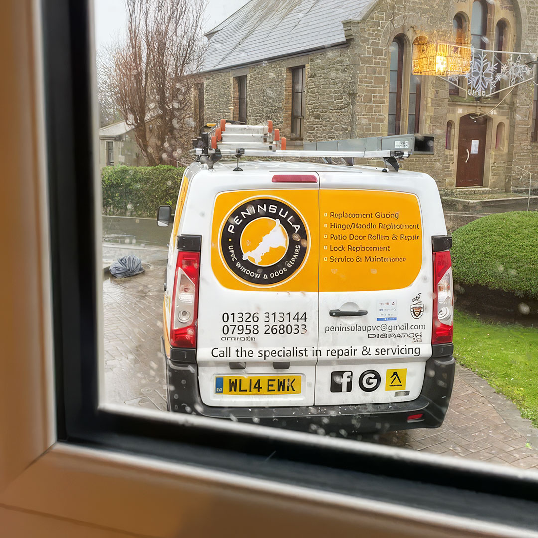 VAN-LIVERY3-PWDR Peninsula UPVC Window and Door Repairs, Cornwall, Logo