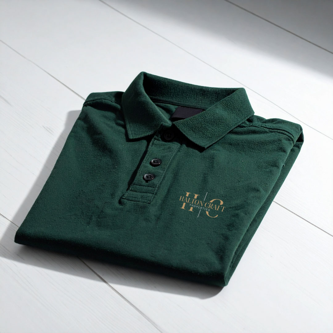 BRANDED-POLO-SHIRT-HC Halton Craft Properties Logo