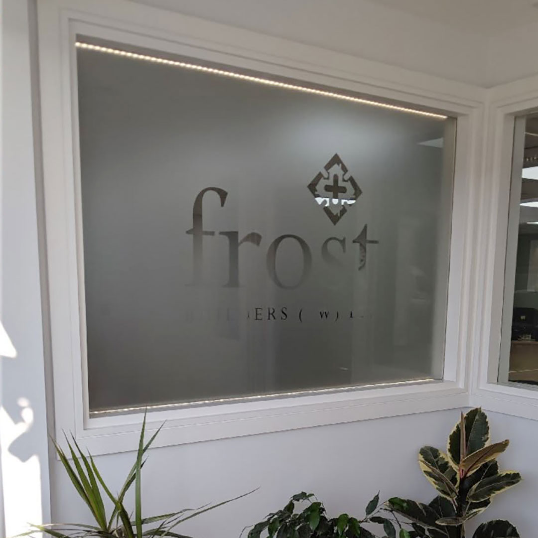 BRANDED-SIGNAGE2-FB Frost Builders, Cornwall Logo