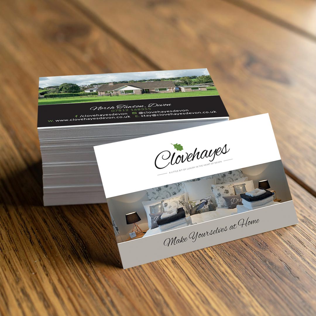Clovehayes Devon Business Card Design