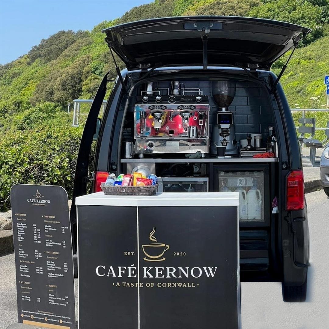 PAVEMENT-SIGN2-TEMPLATE Café Kernow, Falmouth, Cornwall Print Design